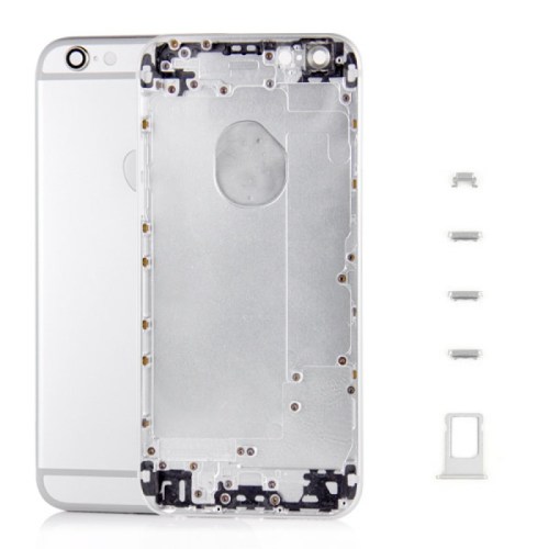 Chassis iPhone 6S Plus Silver white com componentes com logótipo