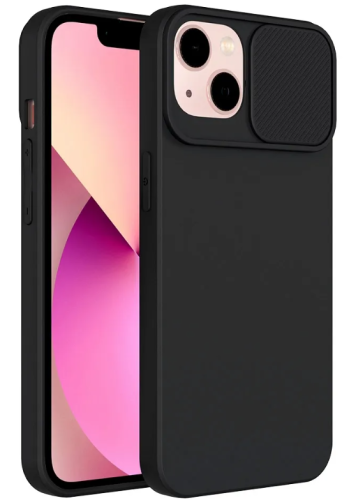 Capa Slide para Iphone XR preta 