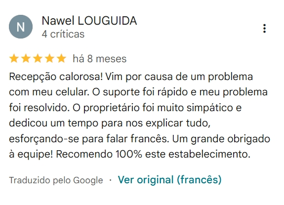 Review cliente real 3