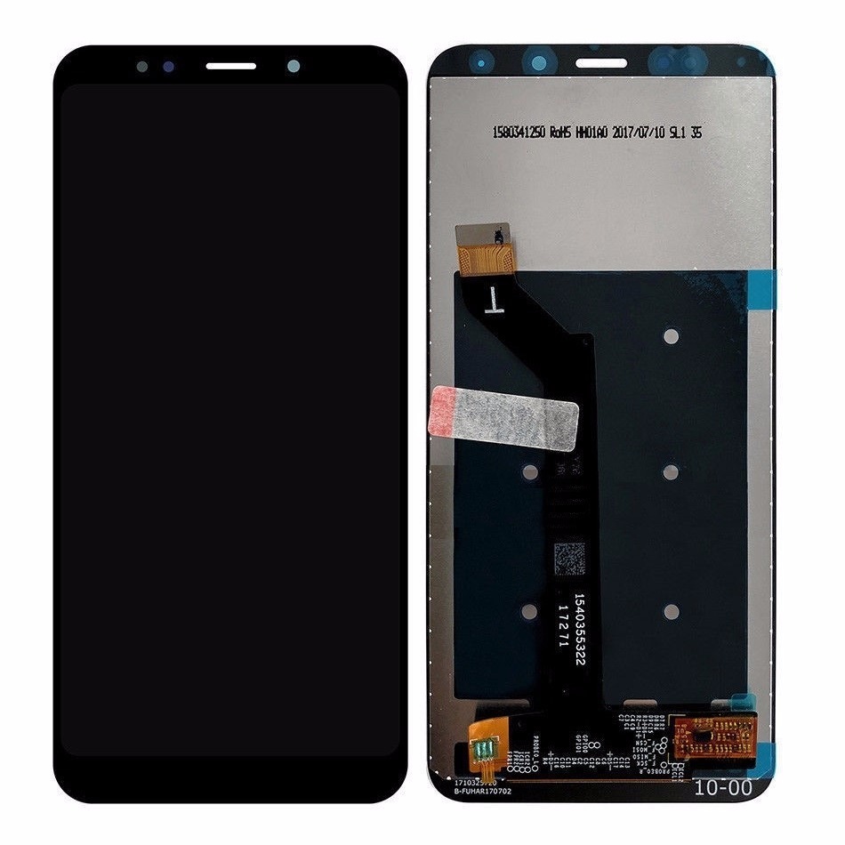 LCD/display   Vidro touch preta para Xiaomi Redmi 5 Plus
