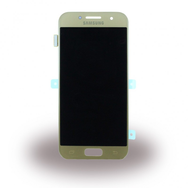 Display/LCD Touch p/ Samsung Galaxy A3 (2017) A320F,dourada.