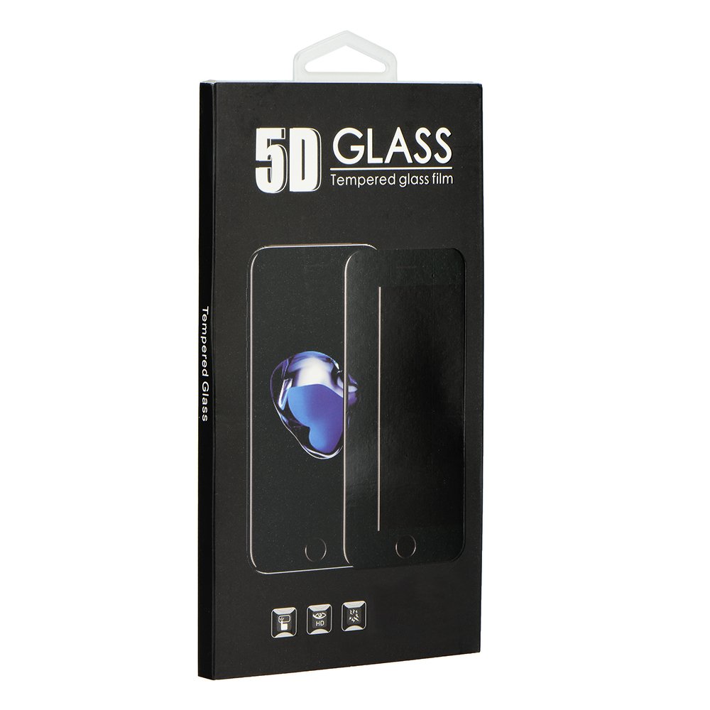 Película de vidro temperado 5D para Samsung A7 2018 preta