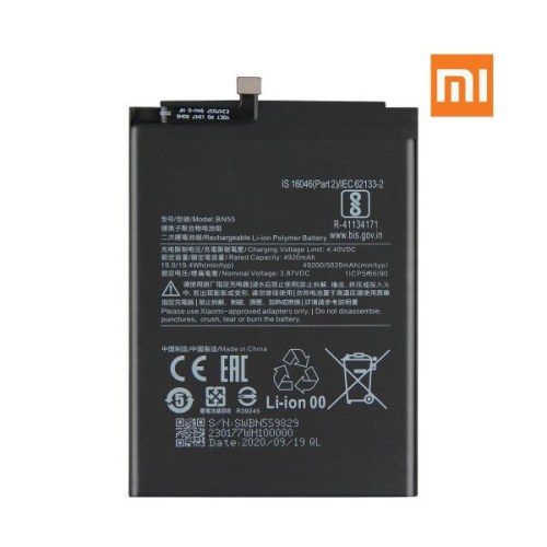 Bateria BN55 para Xiaomi Redmi Note 9s