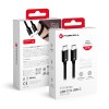 CABO FORCELL F-ENERGY C338 Tipo C para Tipo C PD QC4.0 3A 60W 3 m preto