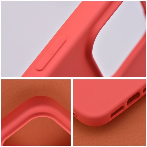 Capa SILICONE para IPHONE 15 PRO pêssego