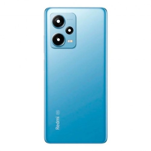 Tampa traseira de substituição para Xiaomi Redmi Note 12 Pro Plus 5G Azul com lentes