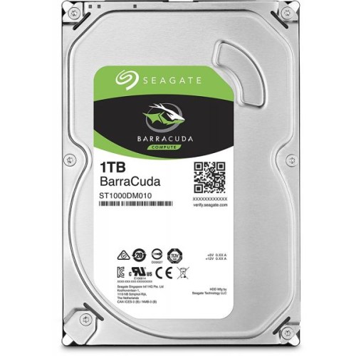 Disco Rígido 3.5" Seagate Barracuda 1TB 7200RPM 64MB SATA III