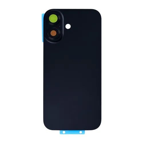 Tampa traseira de substituição preta para iPhone 17