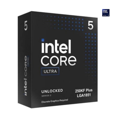 Processador Intel Core Ultra 5 250KF Plus 18-Core (4.2GHz-5.3GHz) 30MB Skt1851