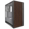 Caixa ATX Zolyd Dynaria com Vidro Temperado e Painel de Madeira Preto
