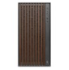 Caixa ATX Zolyd Dynaria com Vidro Temperado e Painel de Madeira Preto