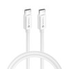 CABO FORCELL F-ENERGY C338 Tipo C para Tipo C PD QC4.0 3A 60W 0,5 m branco