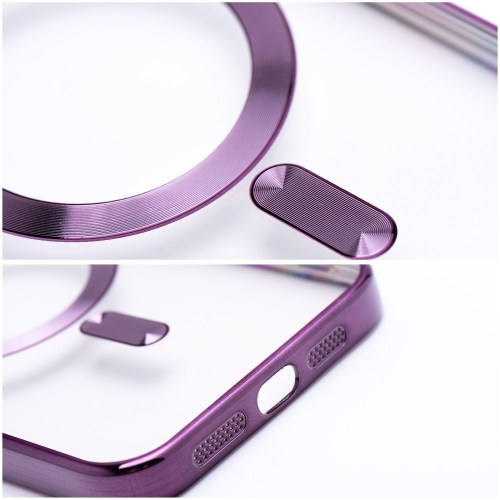 Capa Electro Mag compatível com MagSafe para IPHONE 14 PRO MAX deep purple