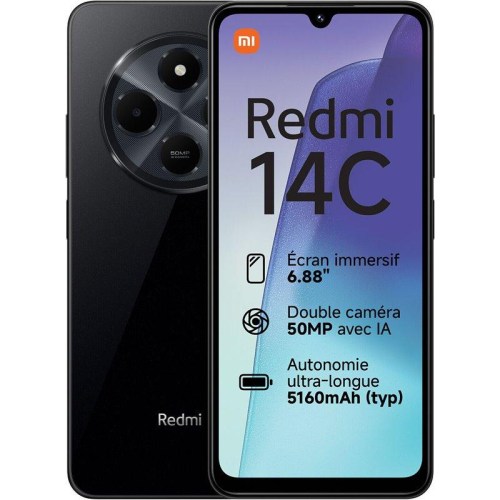 Telemóvel Xiaomi Redmi 14C 4GB/128GB Preto