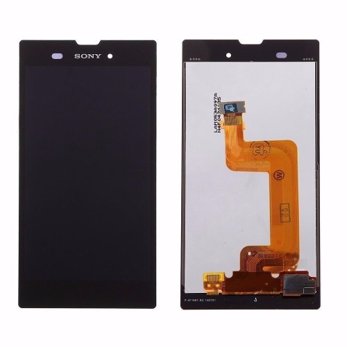 Display LCD touch p/ Sony Xperia T3 D5102 preto c/frame