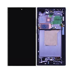 Display LCD e Touch para Samsung S24 Ultra S928B preto Service Pack original — Foto 3